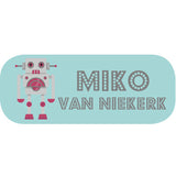 Pink Robot Mini Label